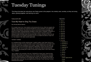 Tuesday Tunings